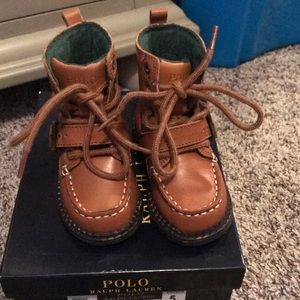 Ralph Lauren Polo Tan Ranger toddler boots